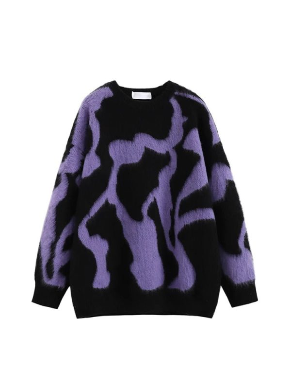 Abstract Dream Oversized Sweater: Perfect for Casual Outfits & Concerts