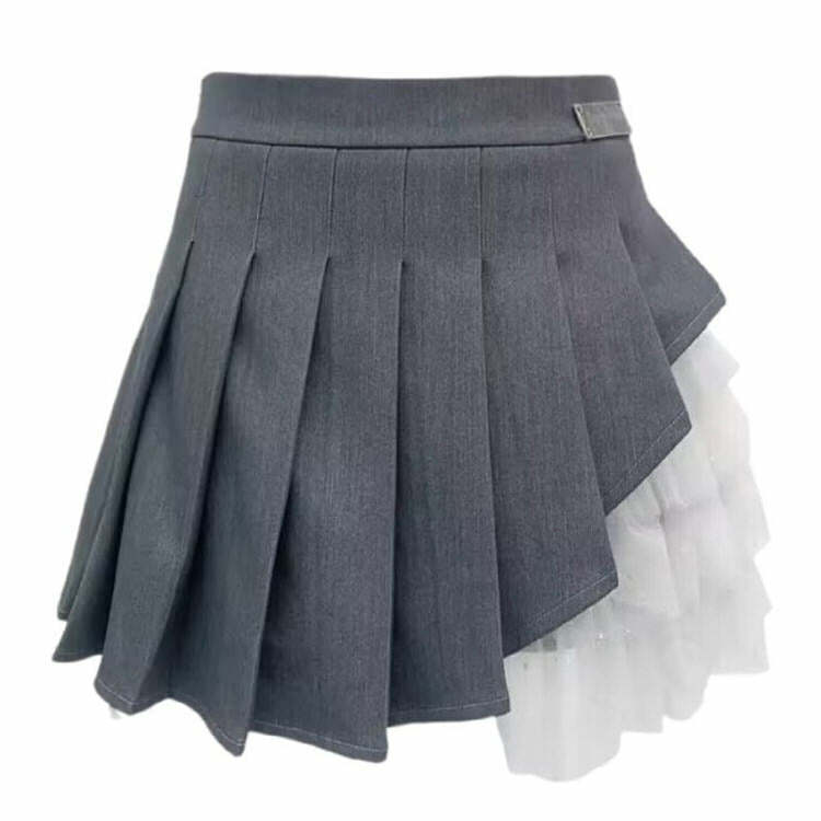 Aesthetic Layered Gray Skirt: Versatile Outfit Ideas for Every Occasion