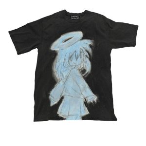 Angelic Sketch Oversized T-Shirt: Trendy Outfit Ideas for Every Occasion