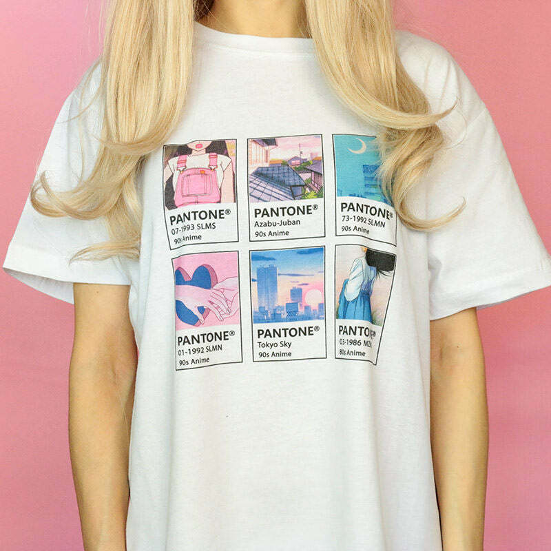 Anime Pantone T-Shirt: Trendy Outfit Ideas for Casual & Concert Looks