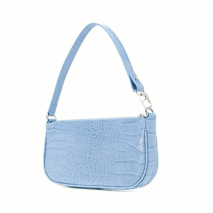 Baby Blue Baguette Bag - Cute 2000s Outfits & Y2K Fashion Inspiration