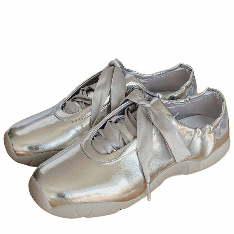 Balletcore Aesthetic Satin Bow Sneakers for Stylish Outfit Ideas