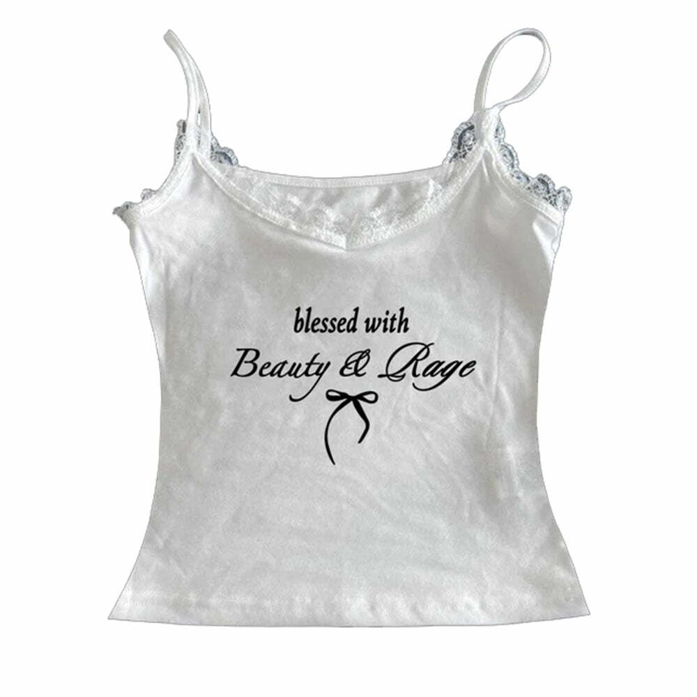 Beauty & Rage Y2K Tank Top: Trendy Outfit Ideas for Every Occasion