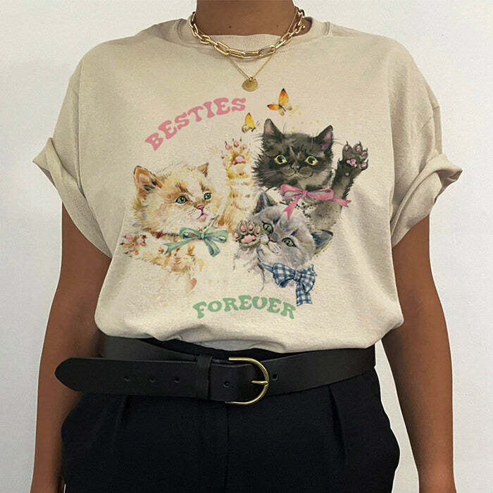 Besties Forever T-Shirt | Cute 2000s Outfits & Y2K Fashion Inspiration