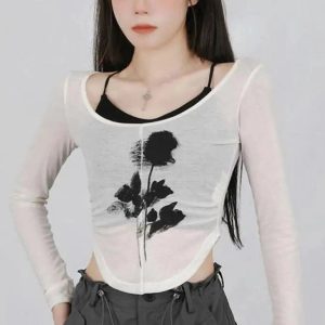 Black Rose Sheer Layered Top: Chic Outfit Ideas for Every Occasion