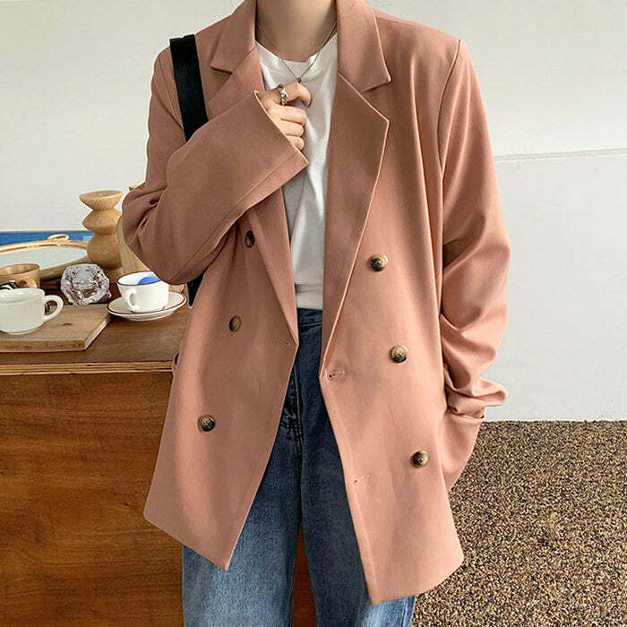 Blush Oversized Jacket: Perfect for Spring Outfits & Concert Outfit Ideas