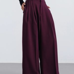 Bordeaux Breeze Palazzo Pants: Chic Outfit Ideas for Every Occasion