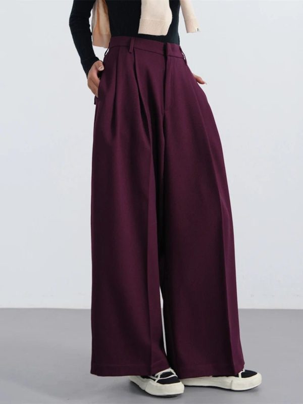 Bordeaux Breeze Palazzo Pants: Chic Outfit Ideas for Every Occasion