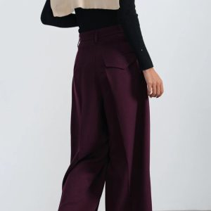 Bordeaux Breeze Palazzo Pants: Chic Outfit Ideas for Every Occasion