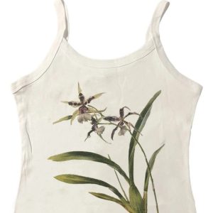 Botanical Bloom Tank Top: Perfect for Spring Outfits & Concert Outfit Ideas