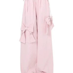 Bubblegum Bow Lounge Pants: Cute Outfit Ideas for Spring & Casual Outfits