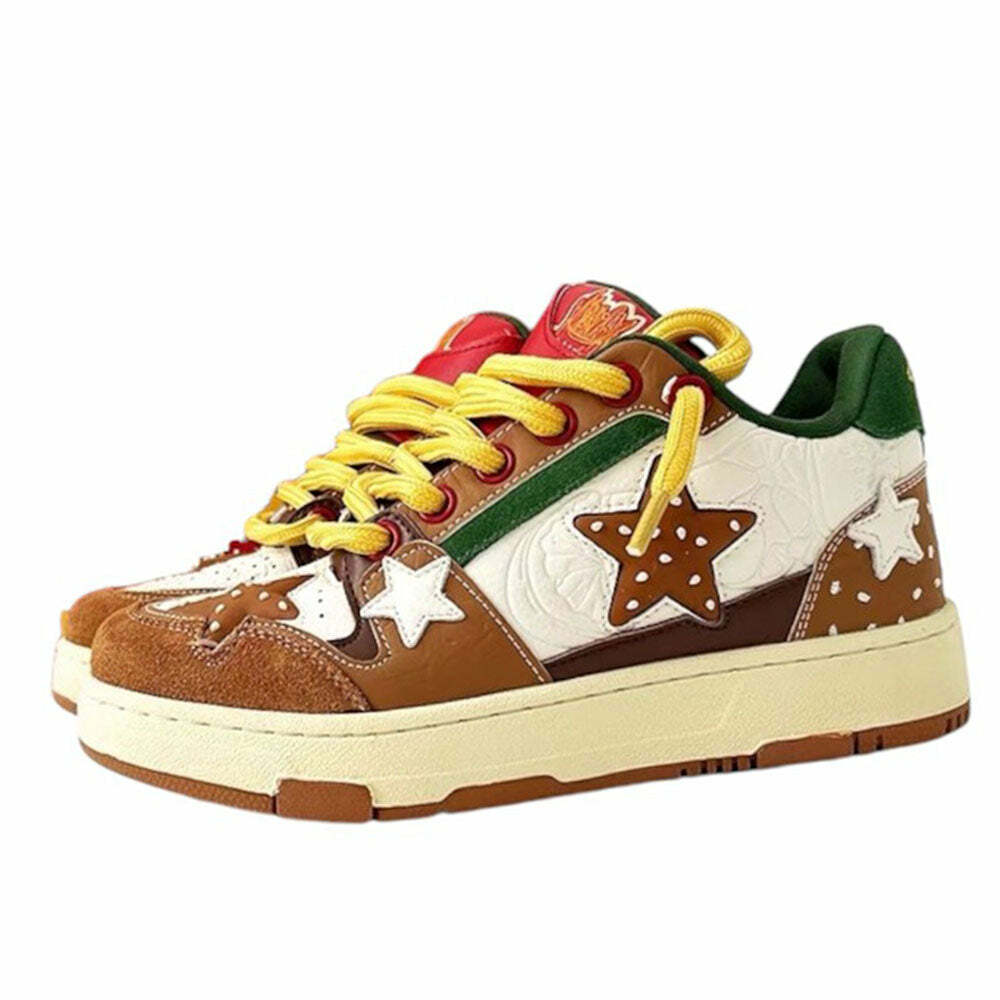 Burger & Star Sneakers: Trendy Shoes for Stylish Outfits & Events