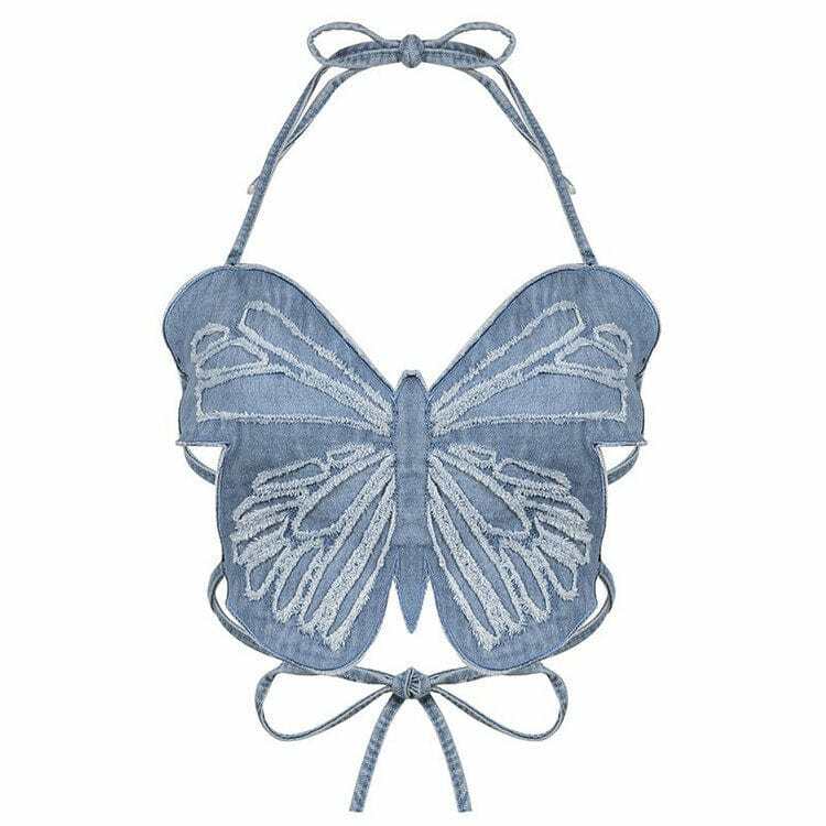 Butterfly Denim Top: Trendy Outfit Ideas for Spring & Concerts