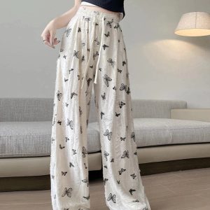 Butterfly Embroidered Wide-Leg Pants: Trendy Outfit Ideas for Every Occasion