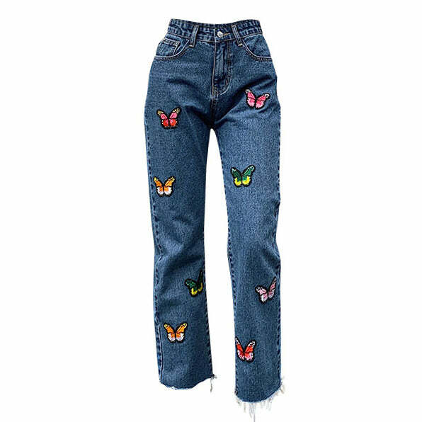 Butterfly Embroidery Jeans: Trendy Outfit Ideas for Spring & Beyond