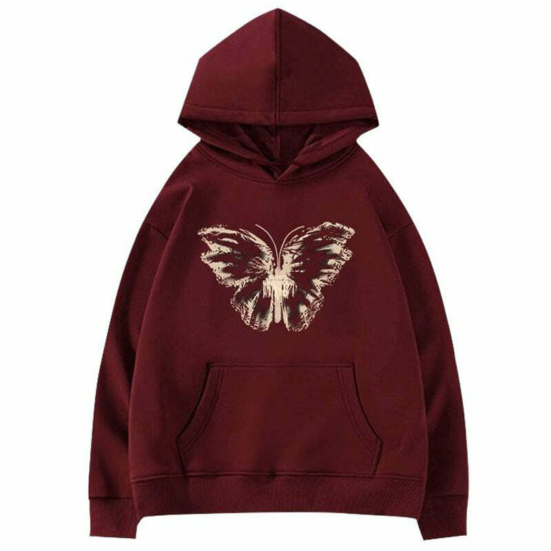 Butterfly Print Aesthetic Hoodie: Trendy Outfit Ideas for Every Occasion