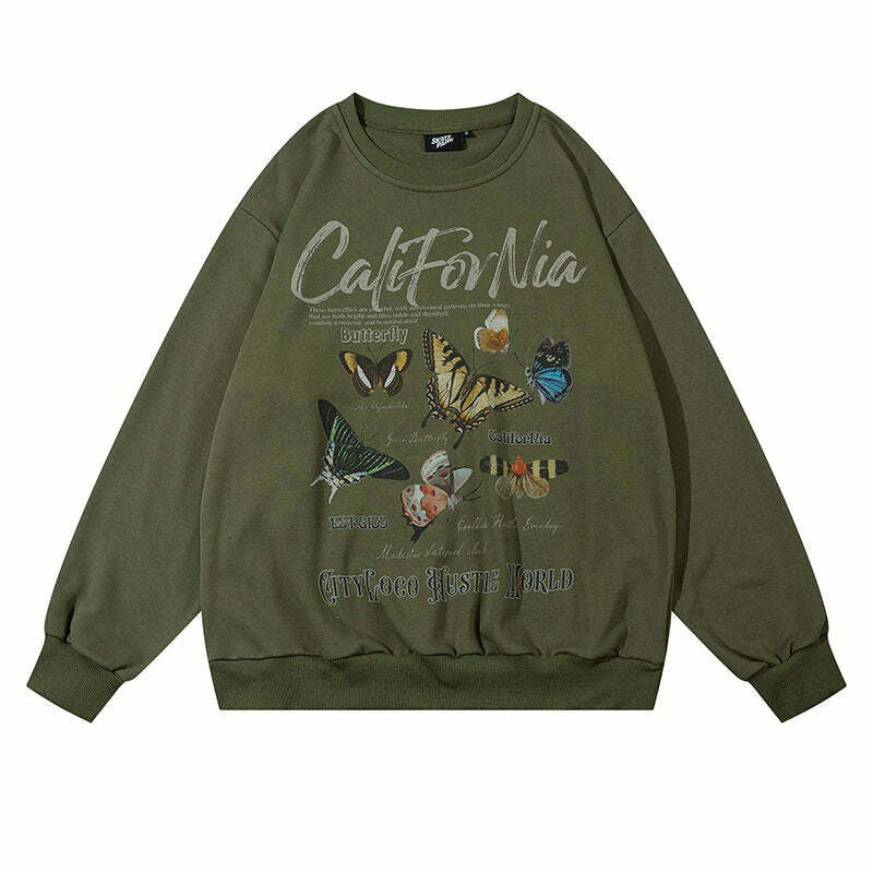 Butterfly Print Aesthetic Sweatshirt: Trendy Outfit Ideas for Every Occasion