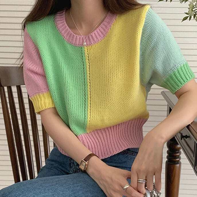 Candy Fairy Pastel Knit Top: Cute Outfit Ideas for Spring & Beyond