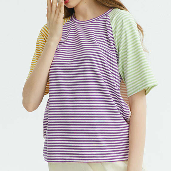 Candy Stripes Tee - Cute 2000s Outfits, Y2K Fashion, Vintage Style Top