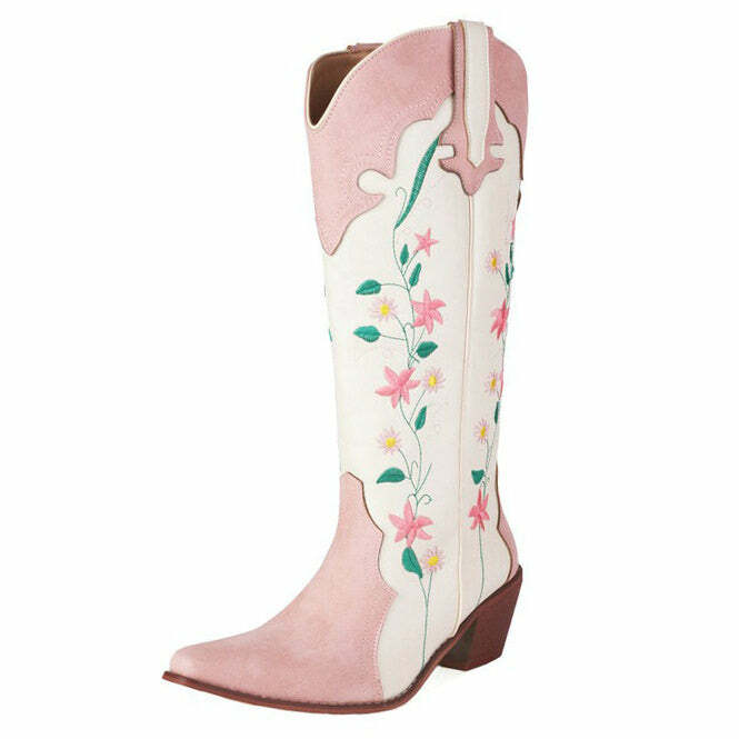 Canyon Town Floral Cowboy Boots: Perfect for Concerts & Spring Outfits