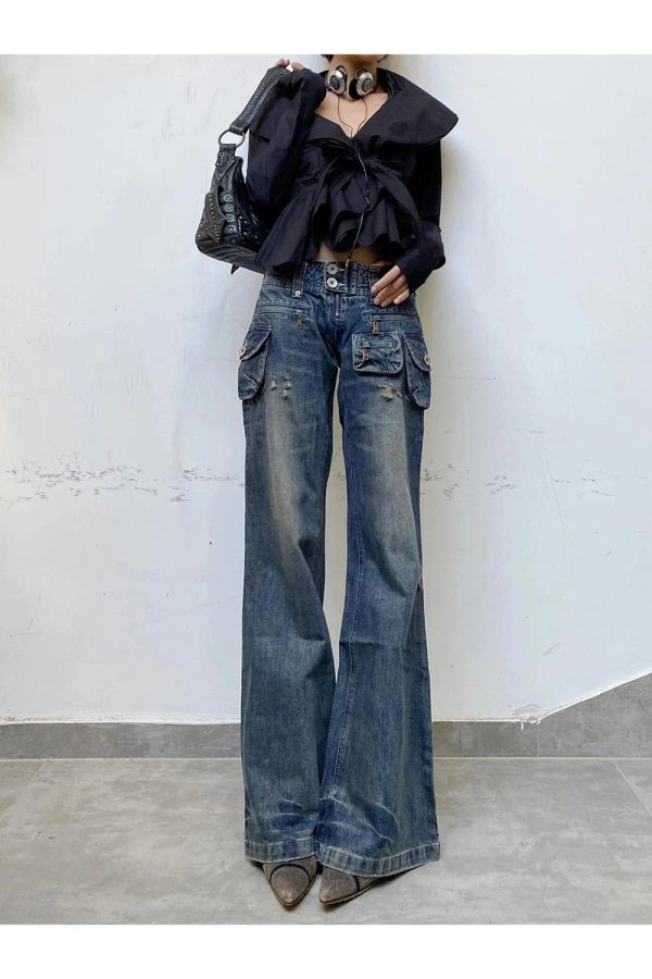 Cargo Chic Wide-Leg Jeans: Trendy Outfit Ideas for Every Occasion