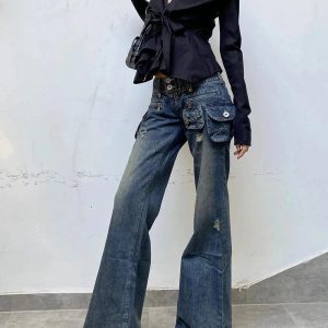 Cargo Chic Wide-Leg Jeans: Trendy Outfit Ideas for Every Occasion