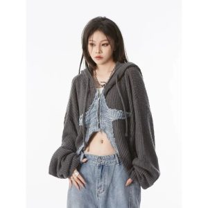 Celestial Shadow Hoodie - Y2K Fashion, Cute 2000s Outfits, McBling Style