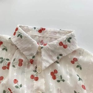 Cherry Blossom Button-Up Blouse: Perfect for Spring Outfits & Date Nights