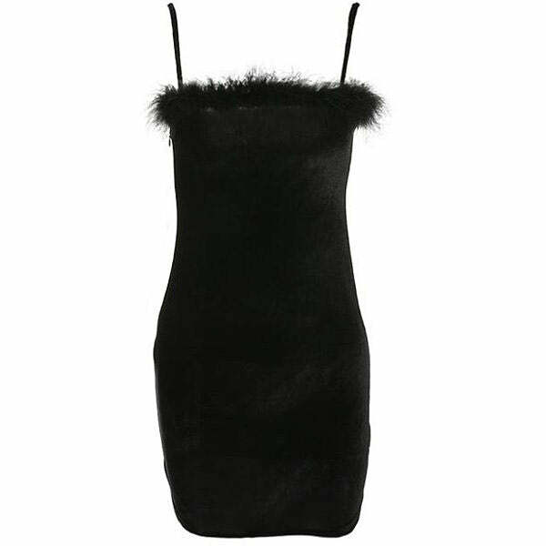 Chic Babe Furry Dress: Perfect for Concerts, Dates, and Spring Outfits