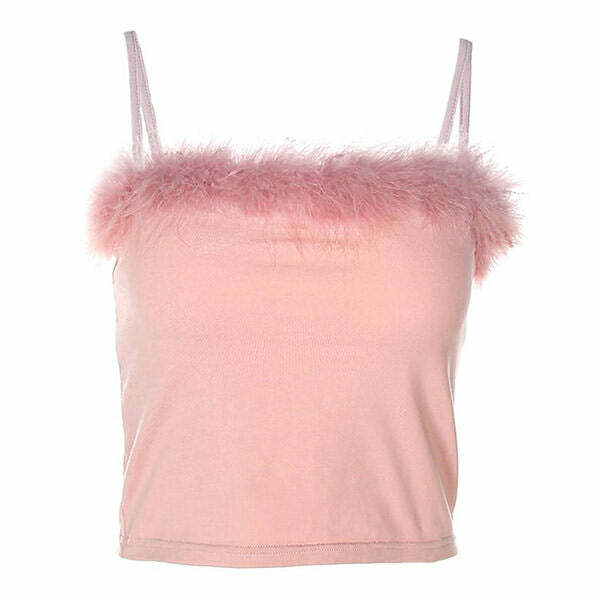 Chic Babe Furry Top: Perfect for Concerts, Casual Outfits & Date Nights