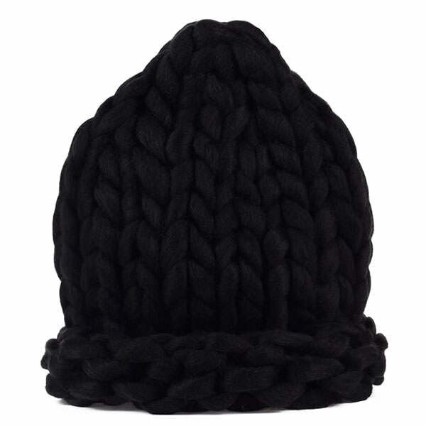 Chic Big Loop Knitted Hat for Stylish Spring Outfits & Concert Looks