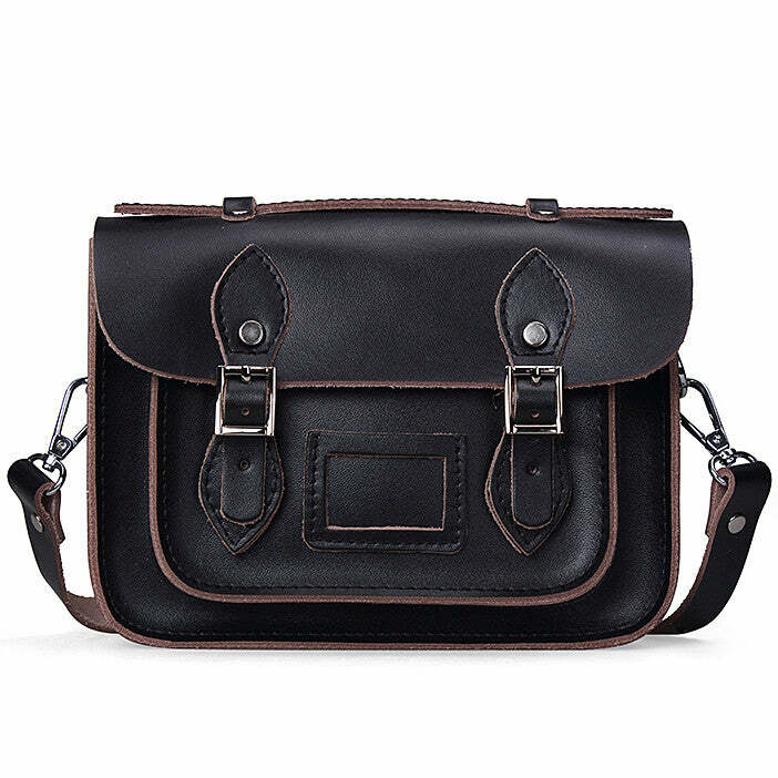 Chic British Messenger Bag: Perfect for Concerts, Work, and Everyday Outfits