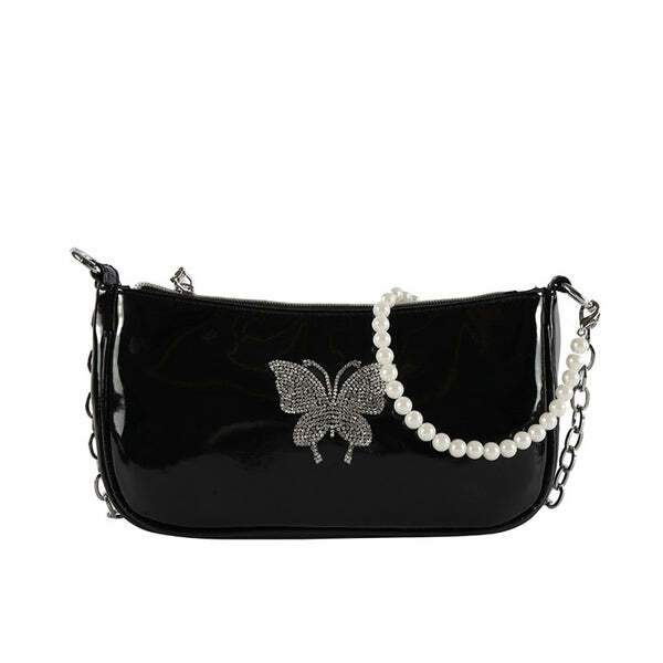 Chic Butterfly Baguette Bag: Perfect for Concerts, Outfits!