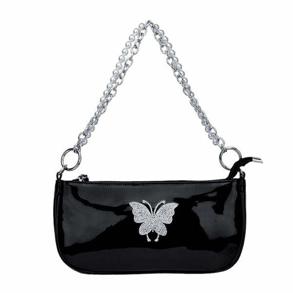 Chic Butterfly Baguette Bag: Perfect for Concerts, Outfits!