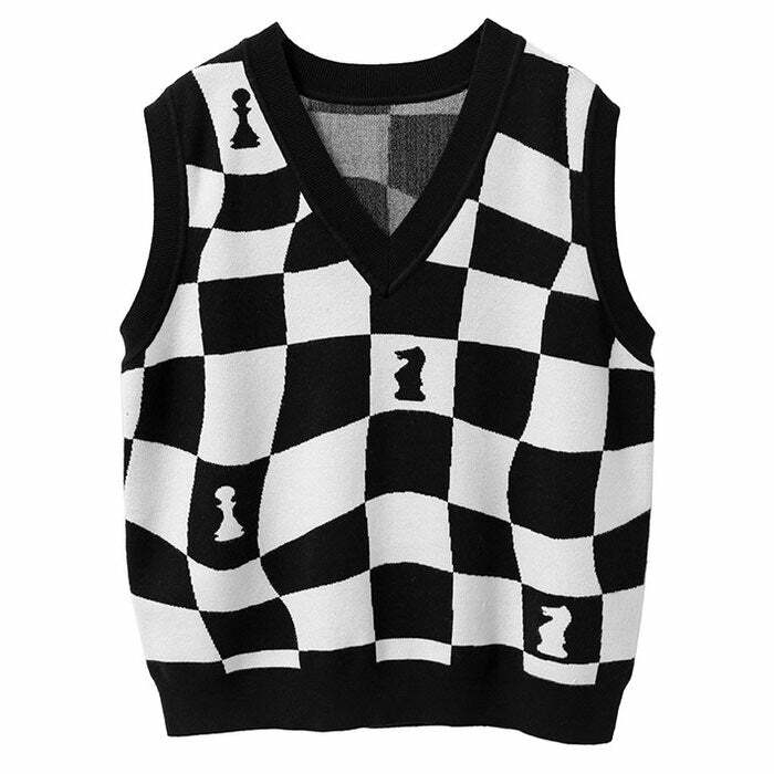 Chic Chess Board Vest: Versatile Outfit Ideas for Every Occasion