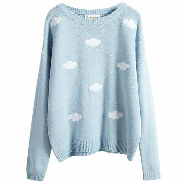 Chic Cloud Sweater: Perfect for Spring Outfits & Casual Looks