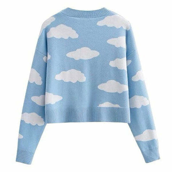 Chic Clouds Knit Cropped Cardigan: Perfect for Spring Outfits & Layering