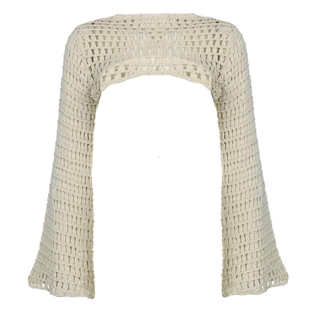 Chic Crochet Bolero Shrug Top: Perfect for Spring Outfits & Concerts