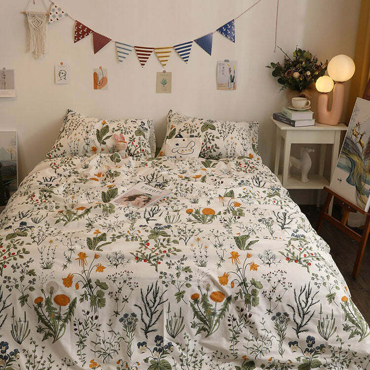 Chic Dandelion Bedding Set: Perfect for Stylish Spring Outfits & Decor