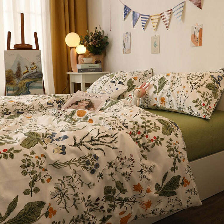 Chic Dandelion Bedding Set: Perfect for Stylish Spring Outfits & Decor