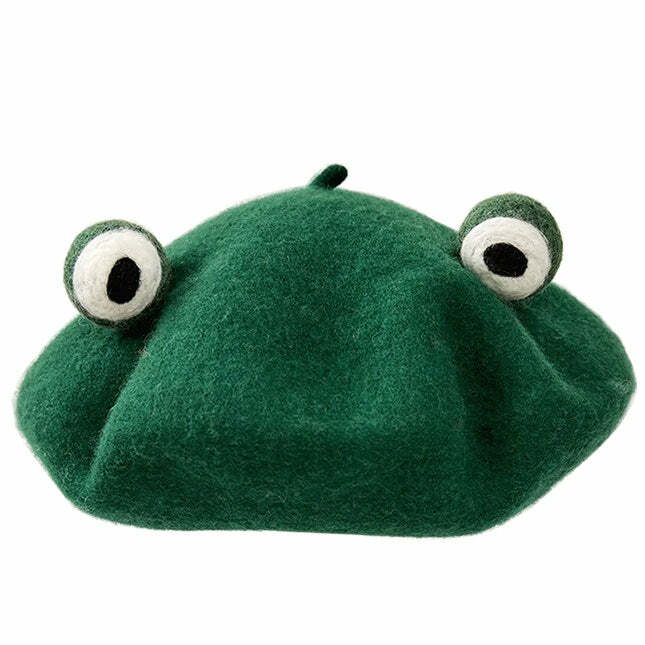 Chic Frog Beret: Perfect Accessory for Concert Outfits & Spring Styles