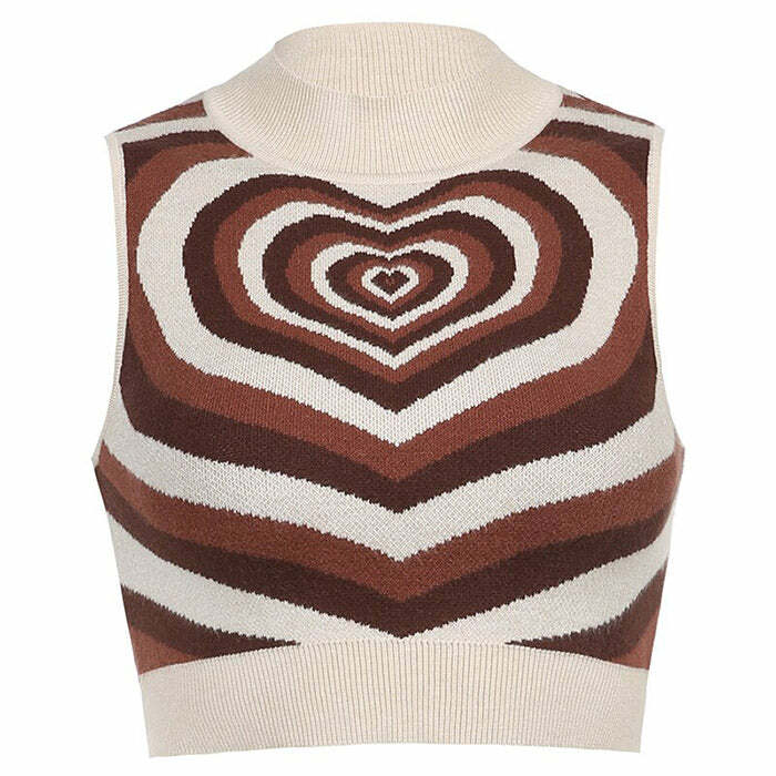 Chic Heartbreaker Knit Vest: Perfect for Spring Outfits & Concert Looks