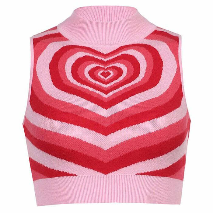 Chic Heartbreaker Knit Vest: Perfect for Spring Outfits & Concert Looks