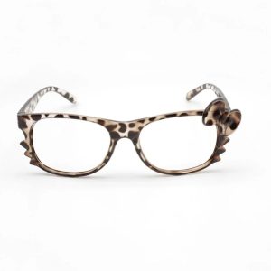 Chic Leopard Bow Glasses for Stylish Outfits & Fashion Inspiration