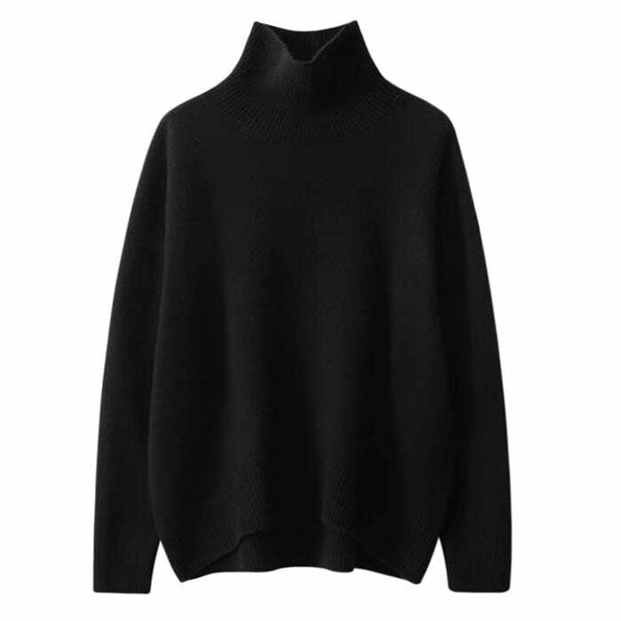 Chic Minimalist Aesthetic Autumn Sweater: Perfect for Fall Outfit Ideas