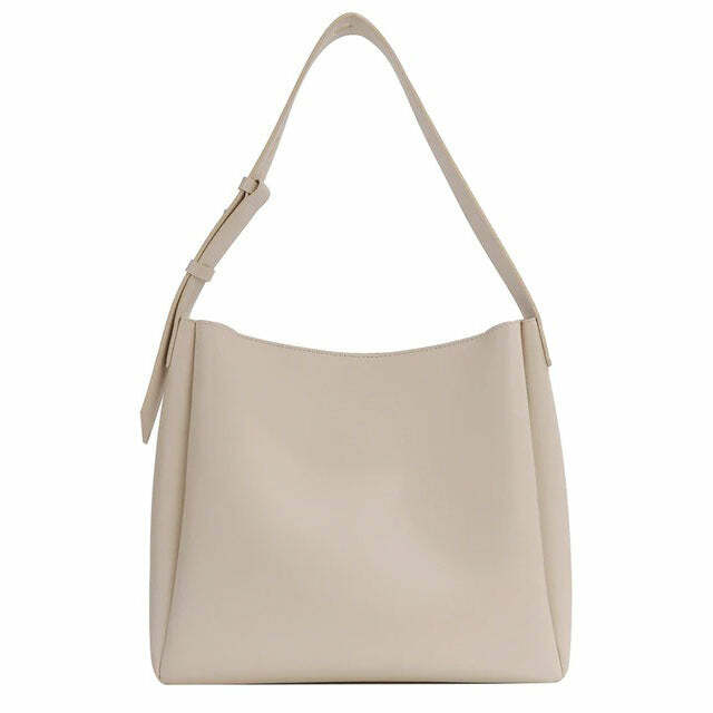 Chic Minimalist Vegan Leather Tote Bag for Stylish Everyday Outfits