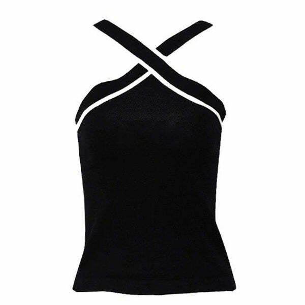 Chic Old Money Aesthetic Halter Top: Perfect for Spring Outfits & Events