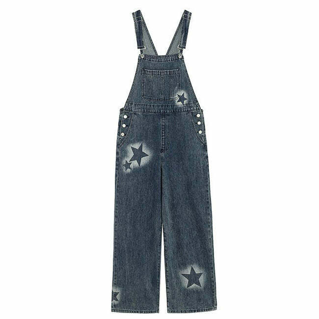 Chic Star Girl Denim Overalls: Perfect for Spring Outfits & Casual Looks