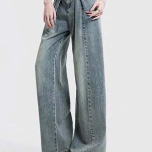 Chic Ultra Wide-Leg Baggy Jeans: Perfect for Casual Outfits & Concerts