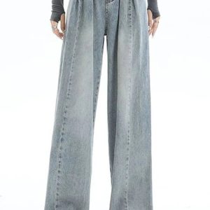 Chic Ultra Wide-Leg Baggy Jeans: Perfect for Casual Outfits & Concerts